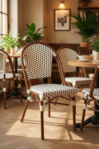 French Bistro Rattan Dining Chair