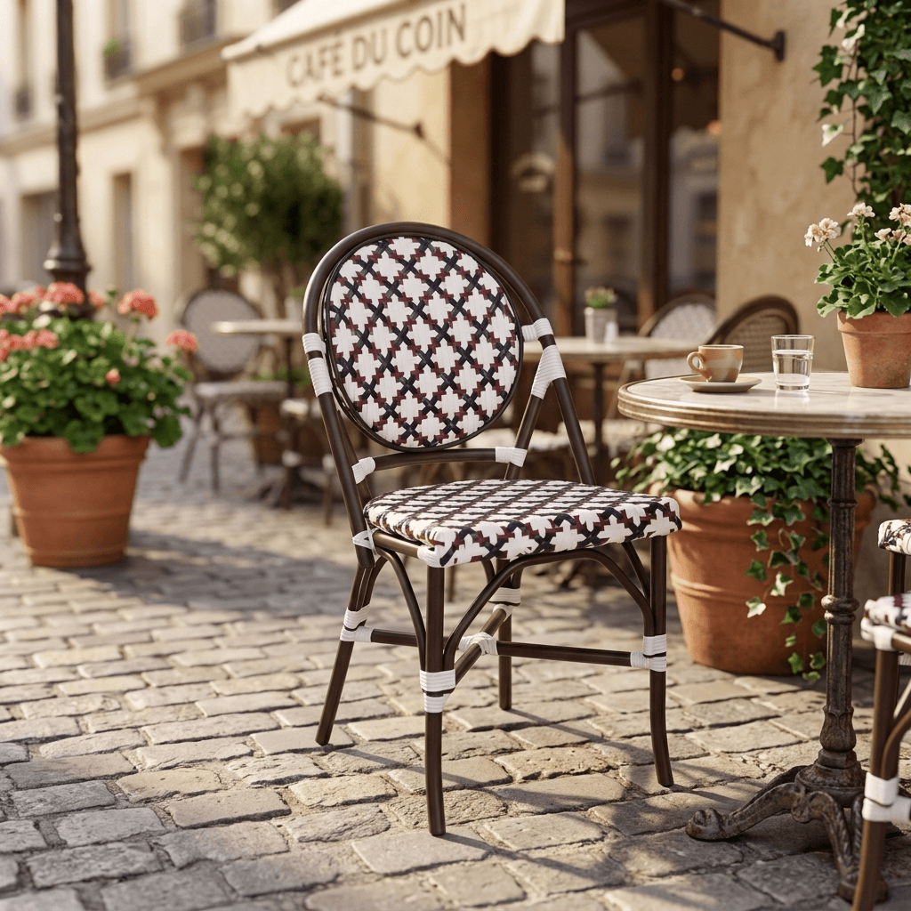 Round-Back French Bistro Chair
